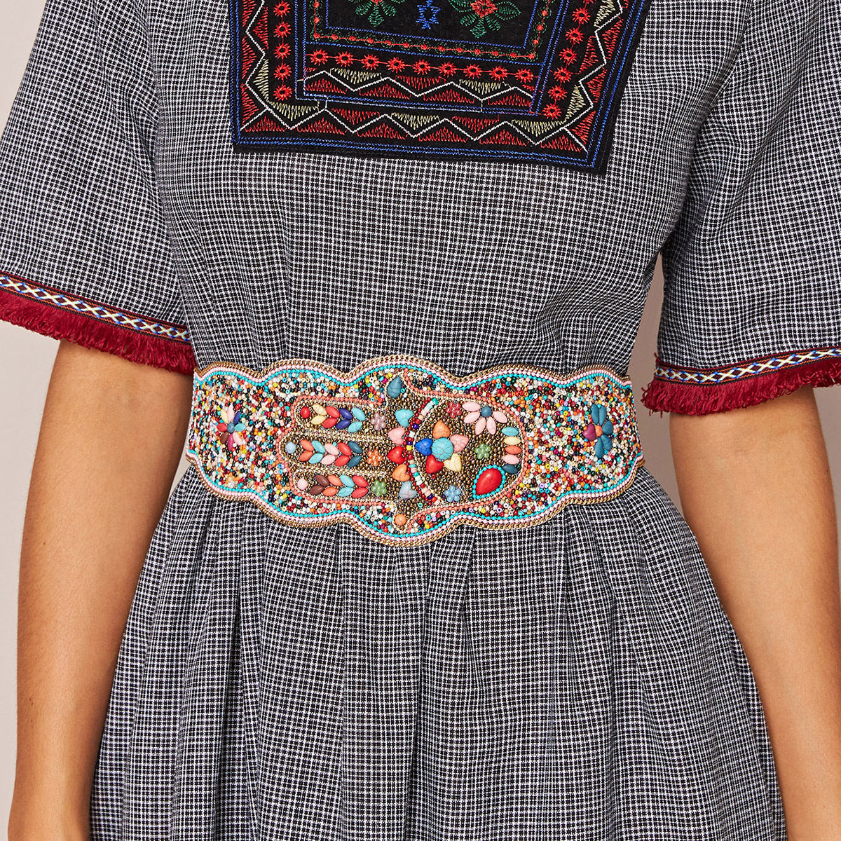 Wholesale Beads Handmade Bohemian Style Elastic Wide Waist