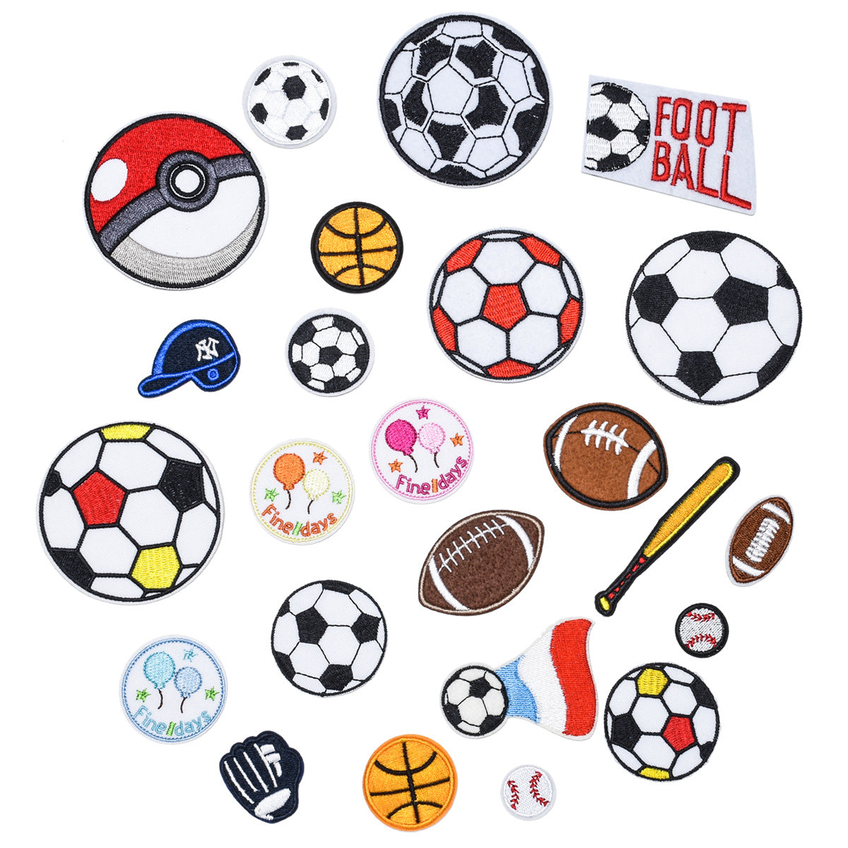Wholesale Trendy Football and Basketball Sports  DIY Patches