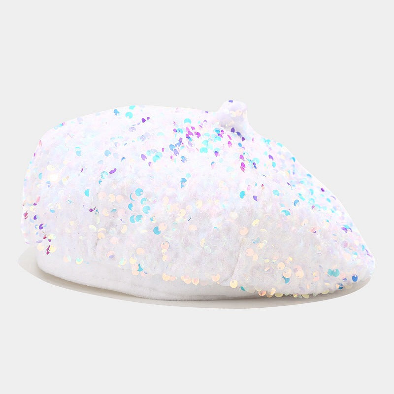 Wholesale Autumn Winter New Sequin Beret