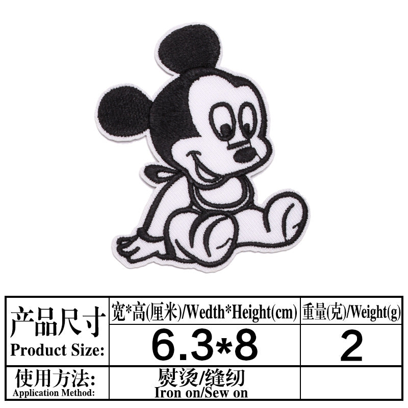 Wholesale cartoon cloth paste small label cloth  patch OLY Exclusive