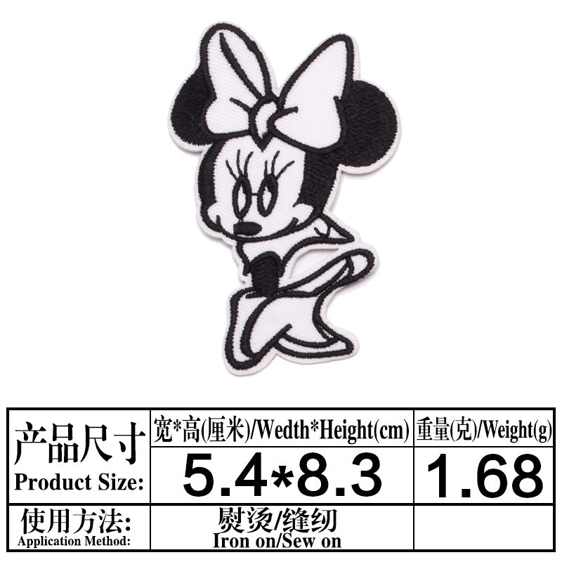 Wholesale cartoon cloth paste small label cloth  patch OLY Exclusive