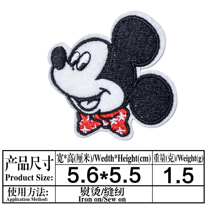 Wholesale cartoon cloth paste small label cloth  patch OLY Exclusive