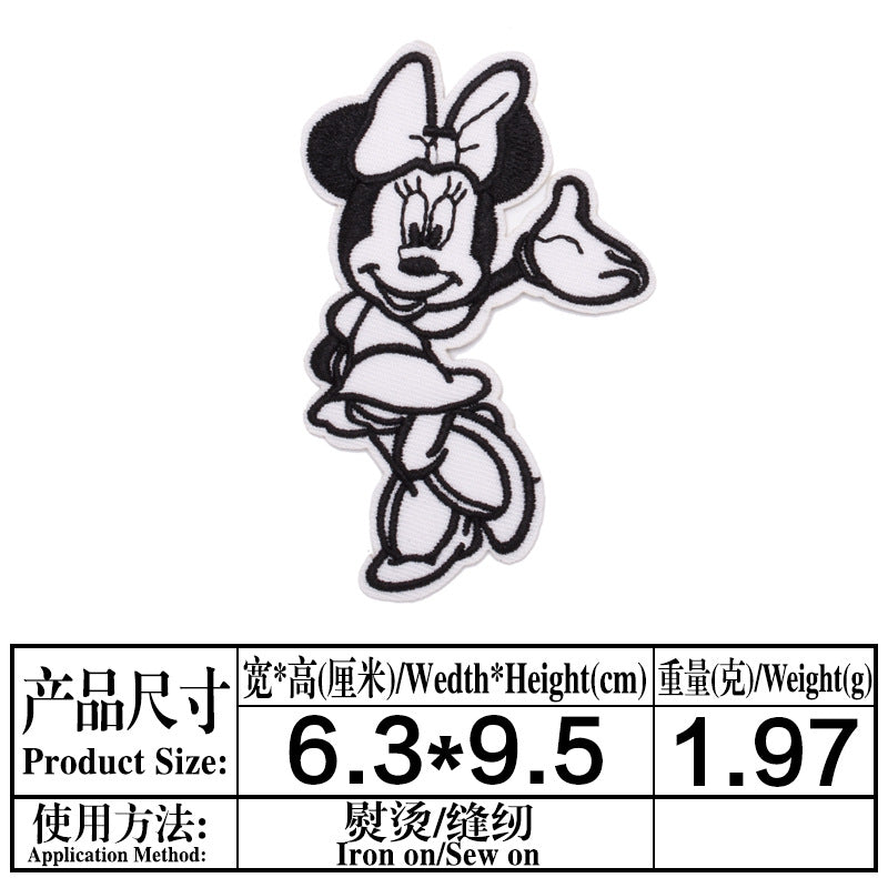 Wholesale cartoon cloth paste small label cloth  patch OLY Exclusive