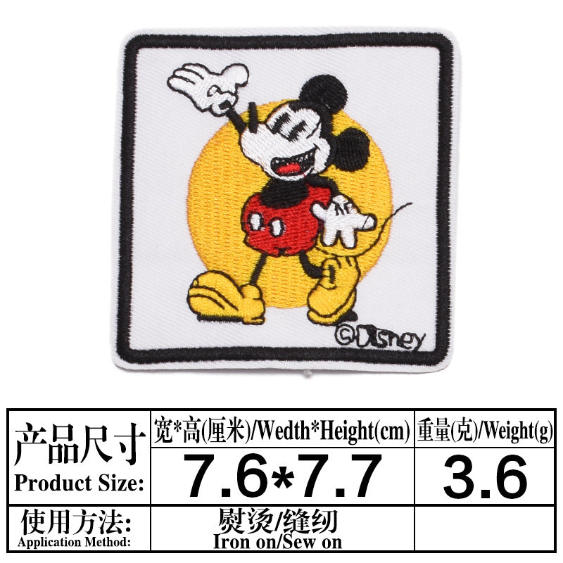 Wholesale cartoon cloth paste small label cloth  patch OLY Exclusive