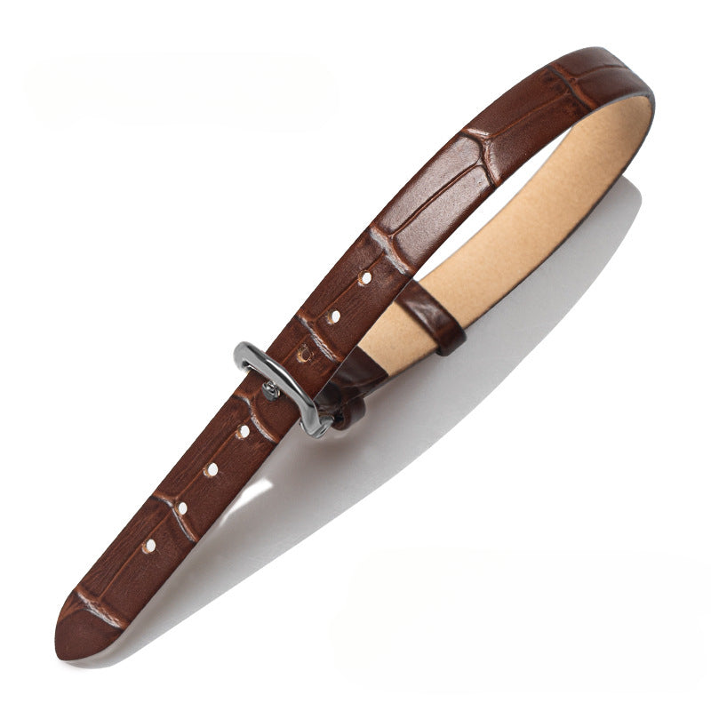 Wholesale Crocodile Patterned Bamboo Knot Patterned Cowhide Bracelets