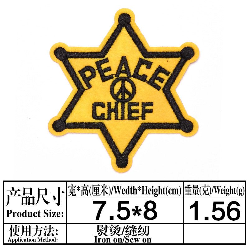 Wholesale Cute Cartoon Cloth Patches DIY Love Letter Embroidery For Kids Clothing Repair And Craft Supply