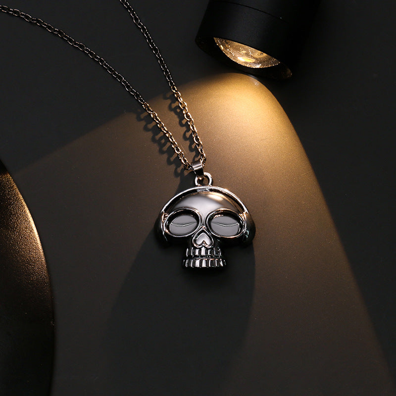 Wholesale Halloween Ghost Skeleton Bat Pumpkin Head Pendant Necklace