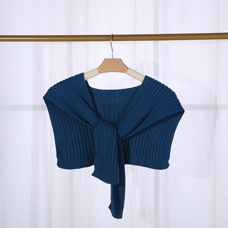 Wholesale Short Shawl with Thickened Cotton Warm Scarf