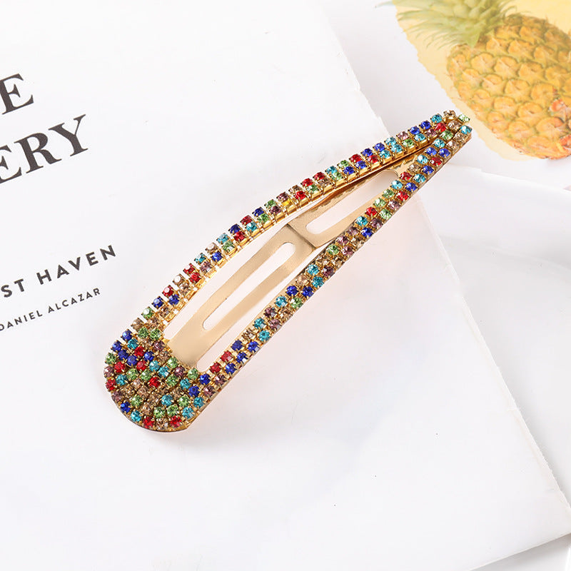 Wholesale Diamond Inlaid BB Alloy Hair Clips