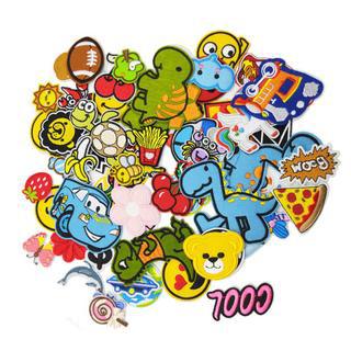 Wholesale Cartoon Embroidery Patch Set 55 Styles Trendy Fabric Applique Fashion Accessory Chic Gift For Clothing Decor