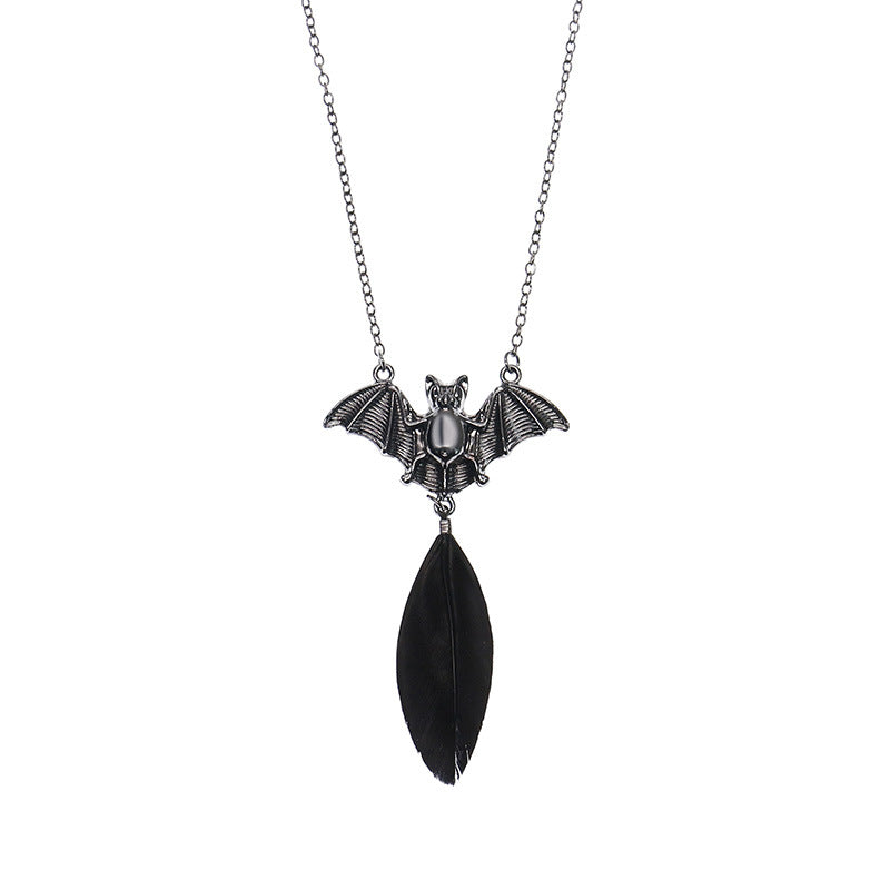 Wholesale Halloween Ghost Skeleton Bat Pumpkin Head Pendant Necklace