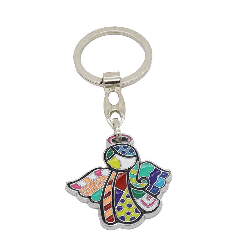 Wholesale Colorful Pendant Creative Alloy Keychain