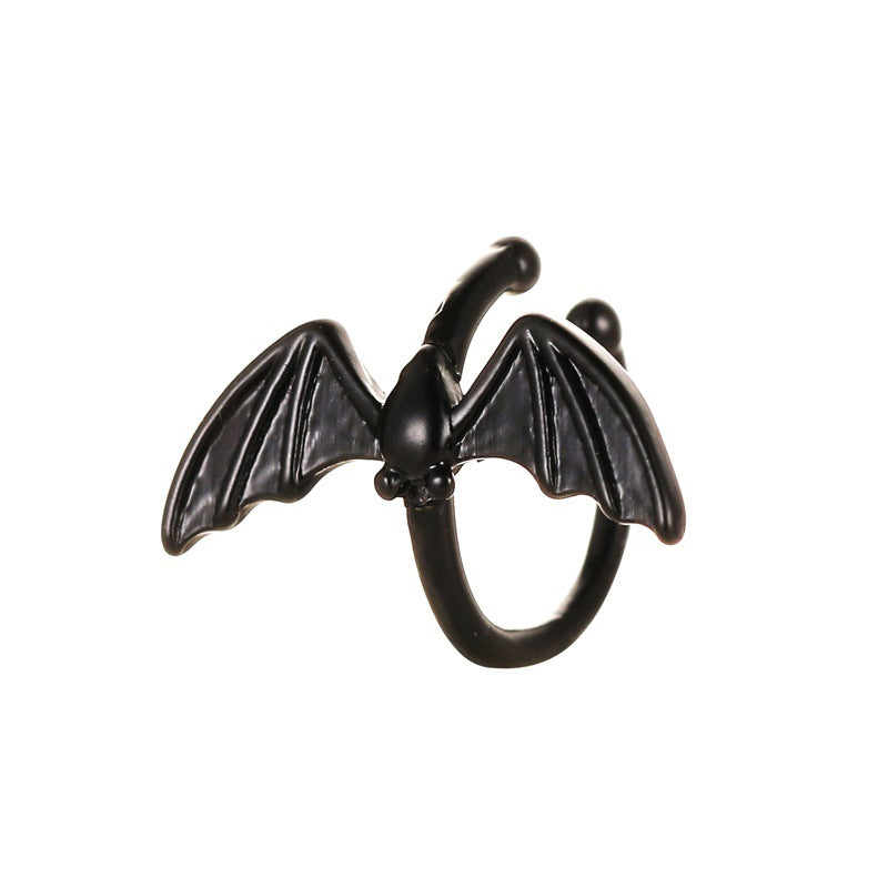 Wholesale Halloween Gothic Copper Bat Ear Clips