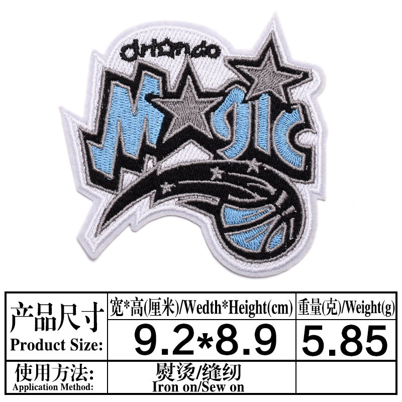 Wholesale team logo embroidered cloth stickers  DIY patches OLY Exclusive