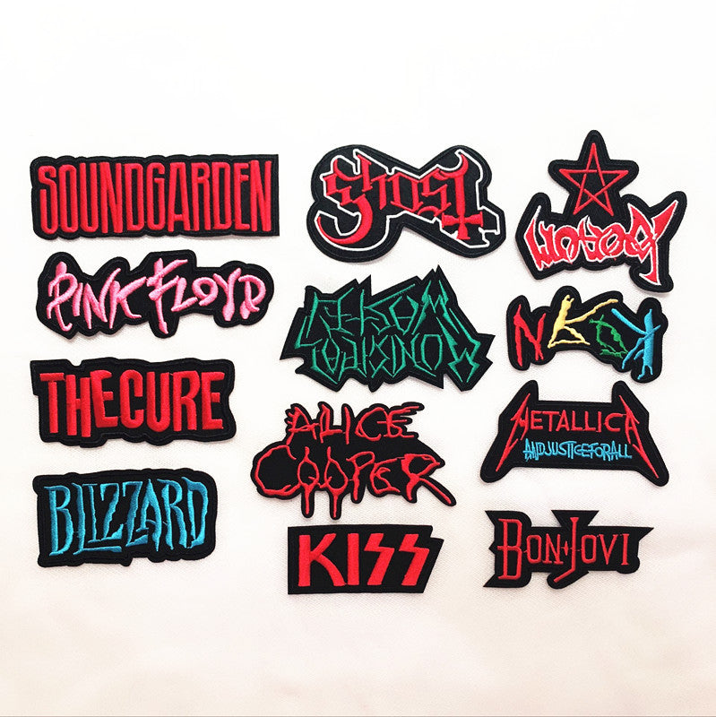 Wholesale 10pcs Large size digital cloth badge shoes and hats decorative DIY
