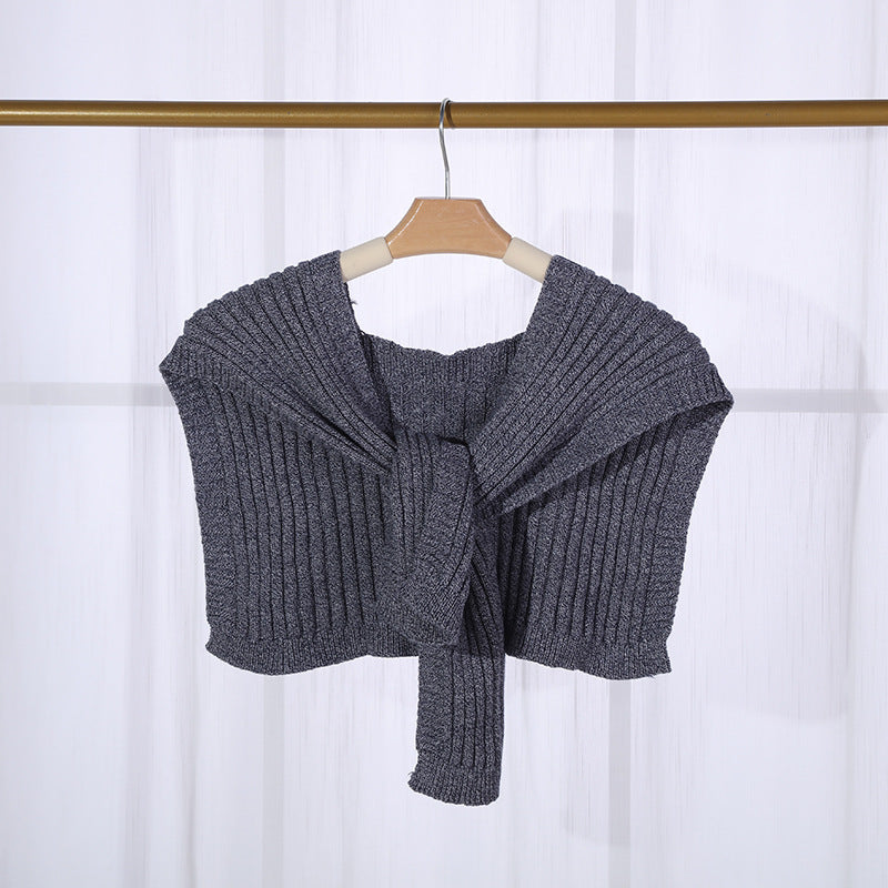 Wholesale Short Shawl with Thickened Cotton Warm Scarf