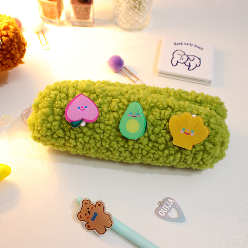 Wholesale Lamb Plush Pen Bags