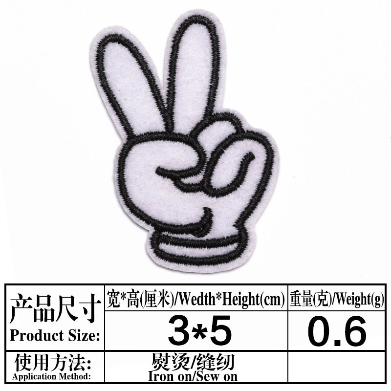 Wholesale Cartoon Animal Embroidered Cloth Patch Set Cute Decorative Patches For Clothing OLY Exclusive Hats DIY Fashion Accessory Boutique Gift Resale