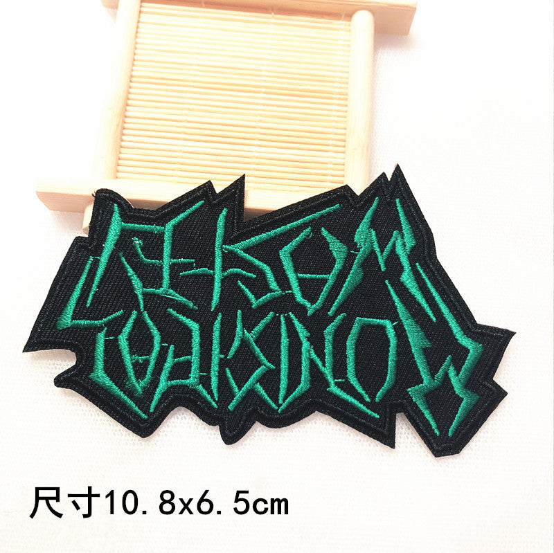 Wholesale 10pcs Large size digital cloth badge shoes and hats decorative DIY
