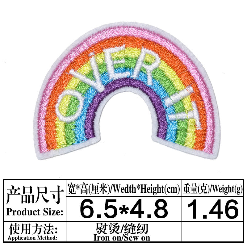 Wholesale Cute Small Fish Lightning Cloth Applique Patches For Kids Clothing Party DIY Sew On Craft Accessory