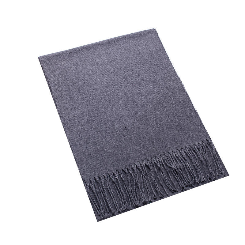 Wholesale Thick Autumn and Winter Tassel Imitation Cashmere Scarf
