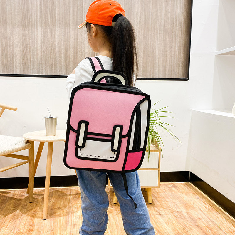 Wholesale Cartoon Cartoon 2D Oxford Cloth Backpack