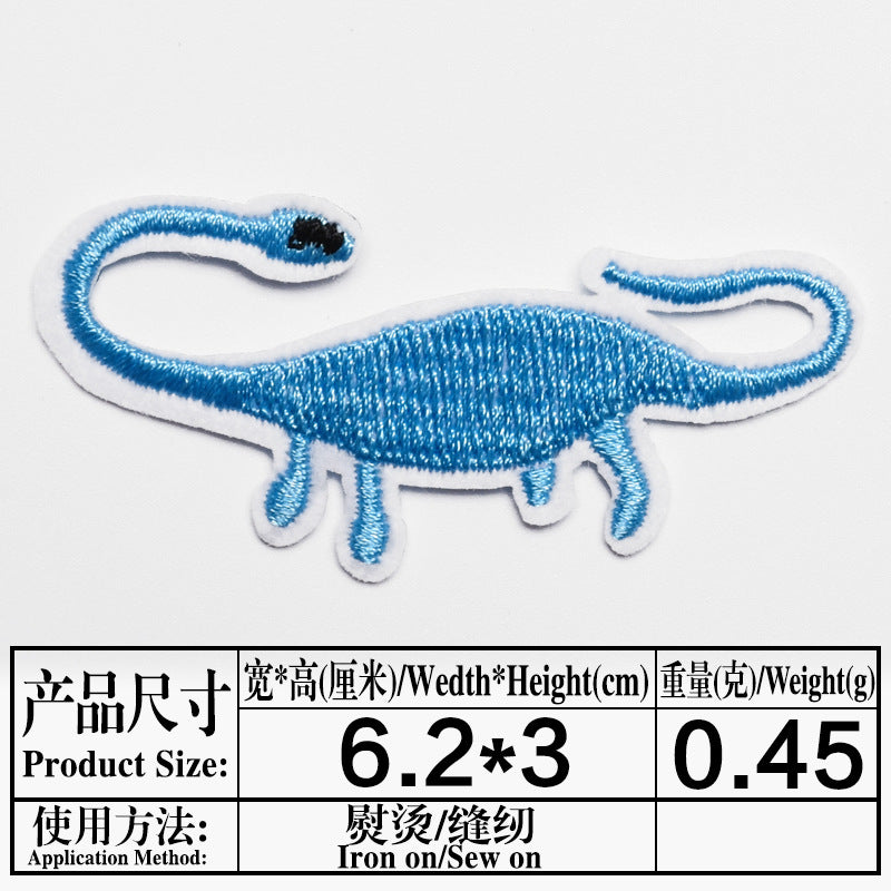 Wholesale Cute Cartoon Animal Embroidered Cloth Patches Chic Decorative Accent For Coats Fashion Accessory Boutique Resale