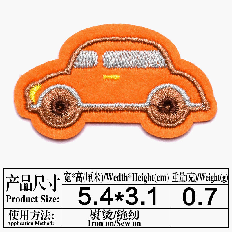 Wholesale Cute Cartoon Animal Embroidered Cloth Patches Chic Decorative Accent For Coats Fashion Accessory Boutique Resale