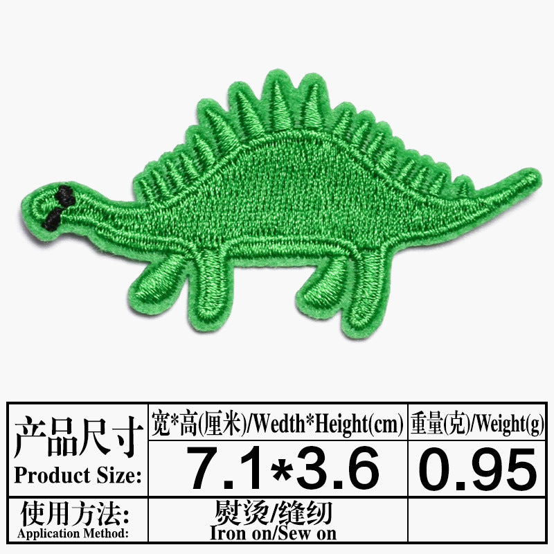 Wholesale Cute Cartoon Animal Embroidered Cloth Patches Chic Decorative Accent For Coats Fashion Accessory Boutique Resale