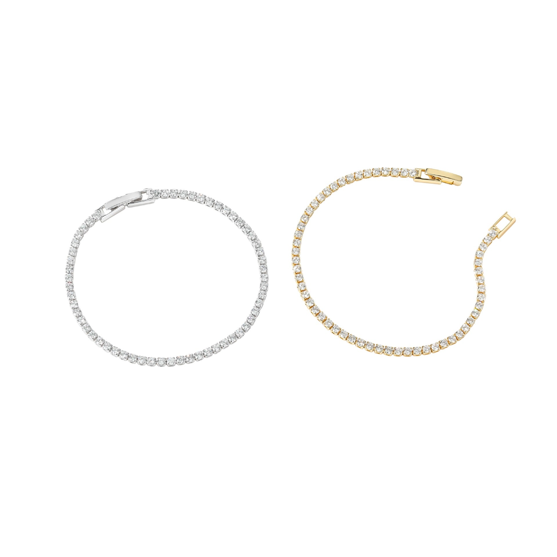 Wholesale Italian Charm Bracelet Zircon Stainless Steel Gilded Bracelet Charms