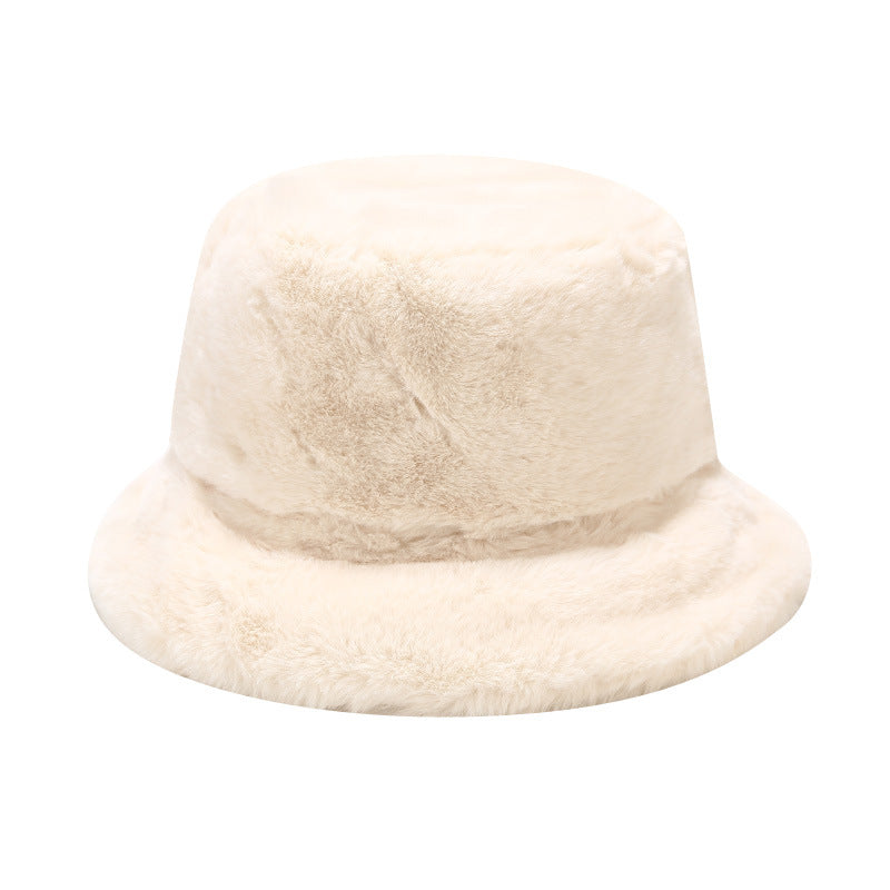 Wholesale Plush Vintage Simple Bucket Hat
