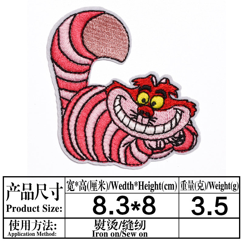 Wholesale Cartoon Animal Embroidered Cloth Patch Set Cute Decorative Patches For Clothing OLY Exclusive Hats DIY Fashion Accessory Boutique Gift Resale