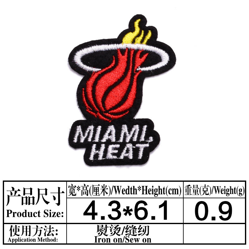 Wholesale team logo embroidered cloth stickers  DIY patches OLY Exclusive