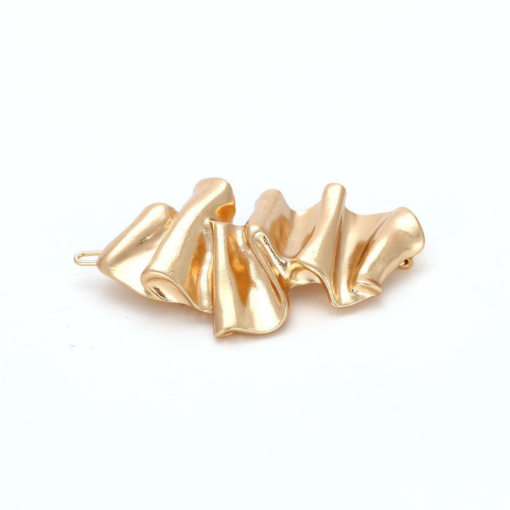 Wholesale Vintage Pleated Alloy Hair Clips