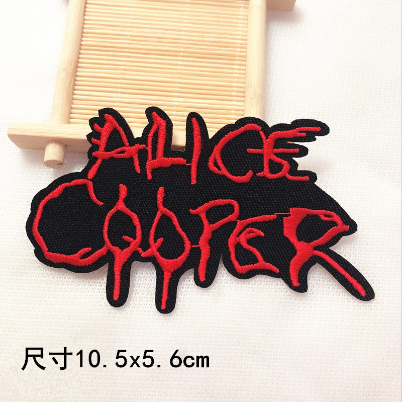Wholesale 10pcs Large size digital cloth badge shoes and hats decorative DIY