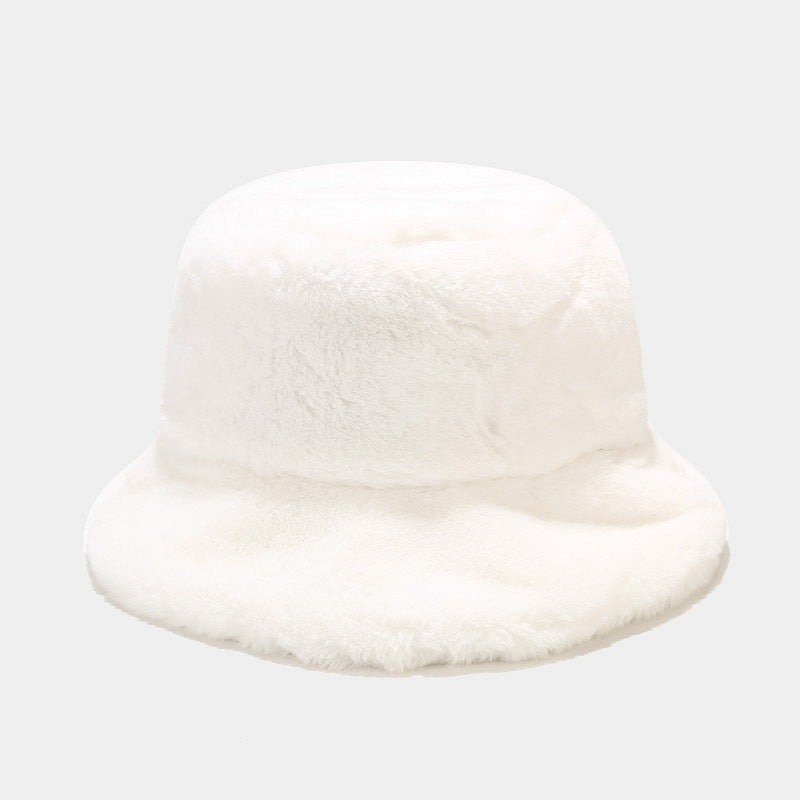 Wholesale Plush Vintage Simple Bucket Hat