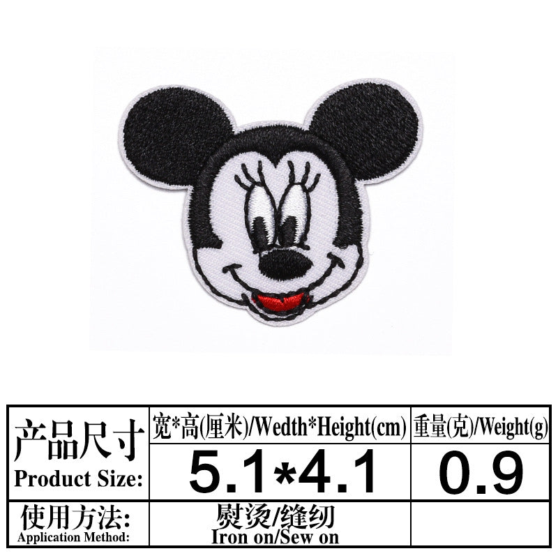 Wholesale Cartoon Animal Embroidered Cloth Patch Set Cute Decorative Patches For Clothing OLY Exclusive Hats DIY Fashion Accessory Boutique Gift Resale