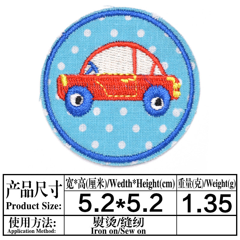 Wholesale Embroidered Patches Appliques Butterfly Plaid Rabbit Designs Casual DIY Accessory For Clothing Hat Jeans Towel Repair And Decoration