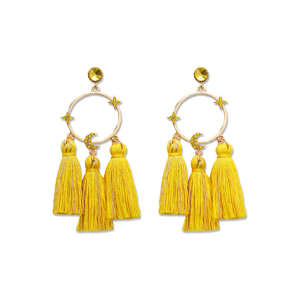 Wholesale Ethnic Tassels, Bohemian Hand-made Temperament Studs