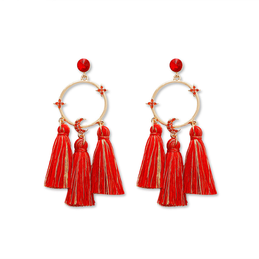 Wholesale Ethnic Tassels, Bohemian Hand-made Temperament Studs