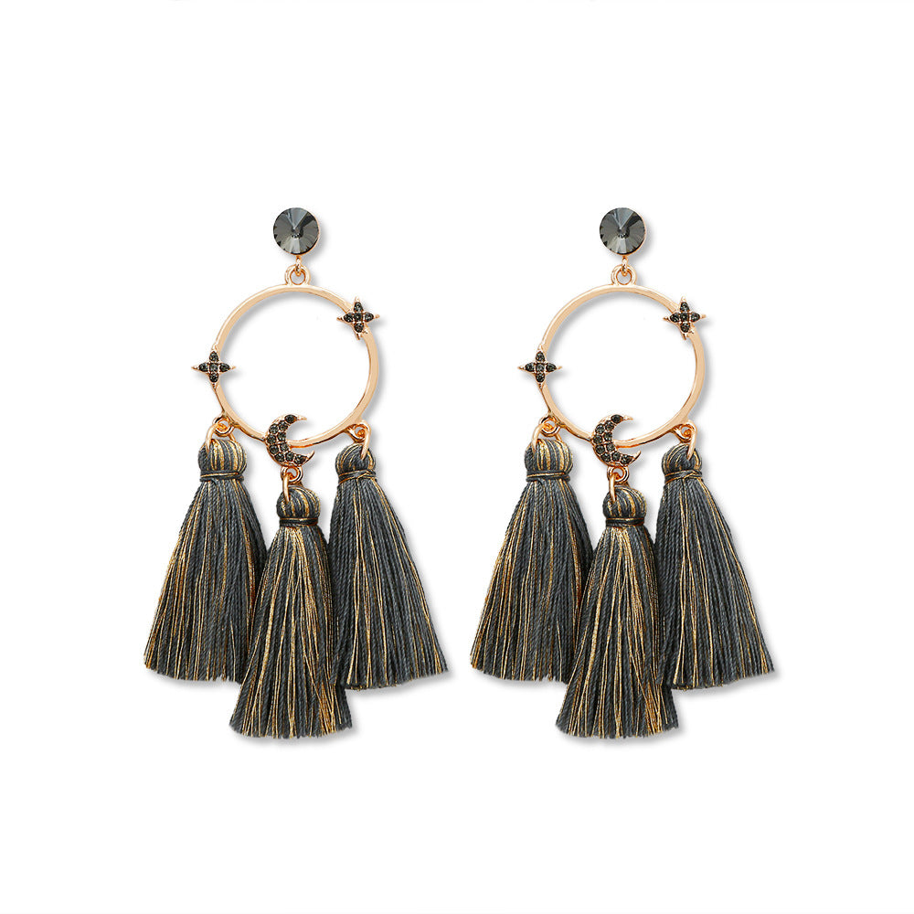Wholesale Ethnic Tassels, Bohemian Hand-made Temperament Studs