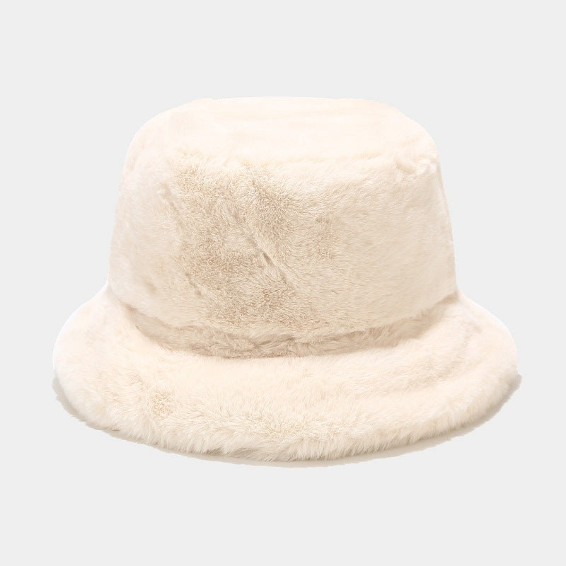 Wholesale Plush Vintage Simple Bucket Hat