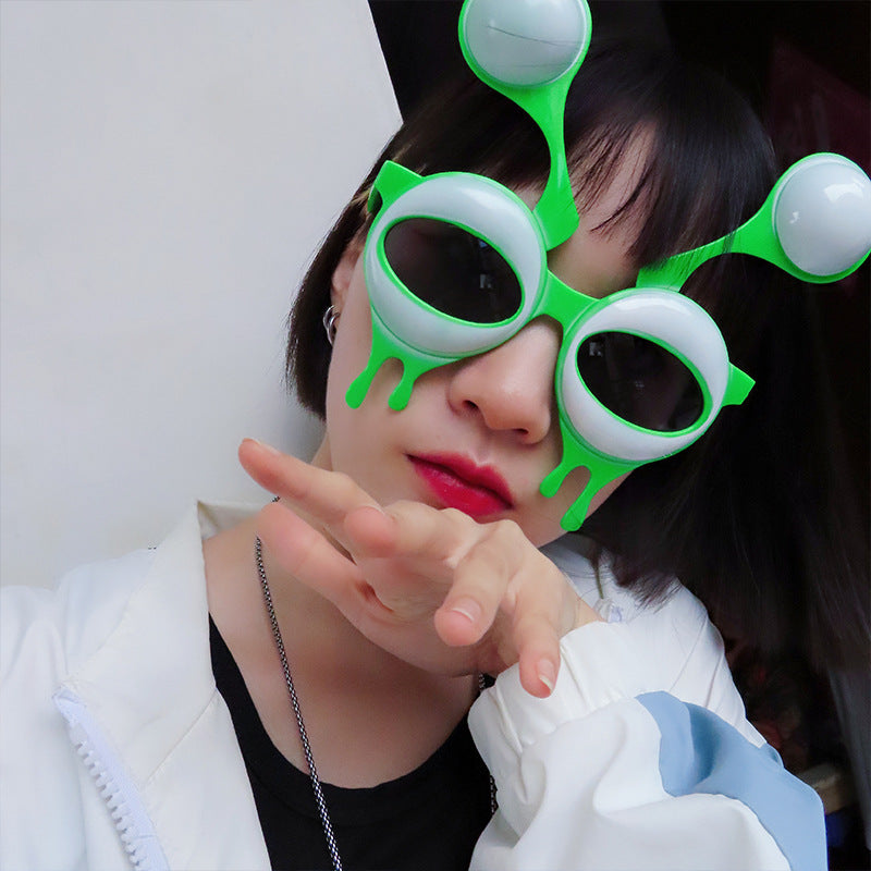 Wholesale of Alien Eye-catching Photos, Funny Resin Sunglasses