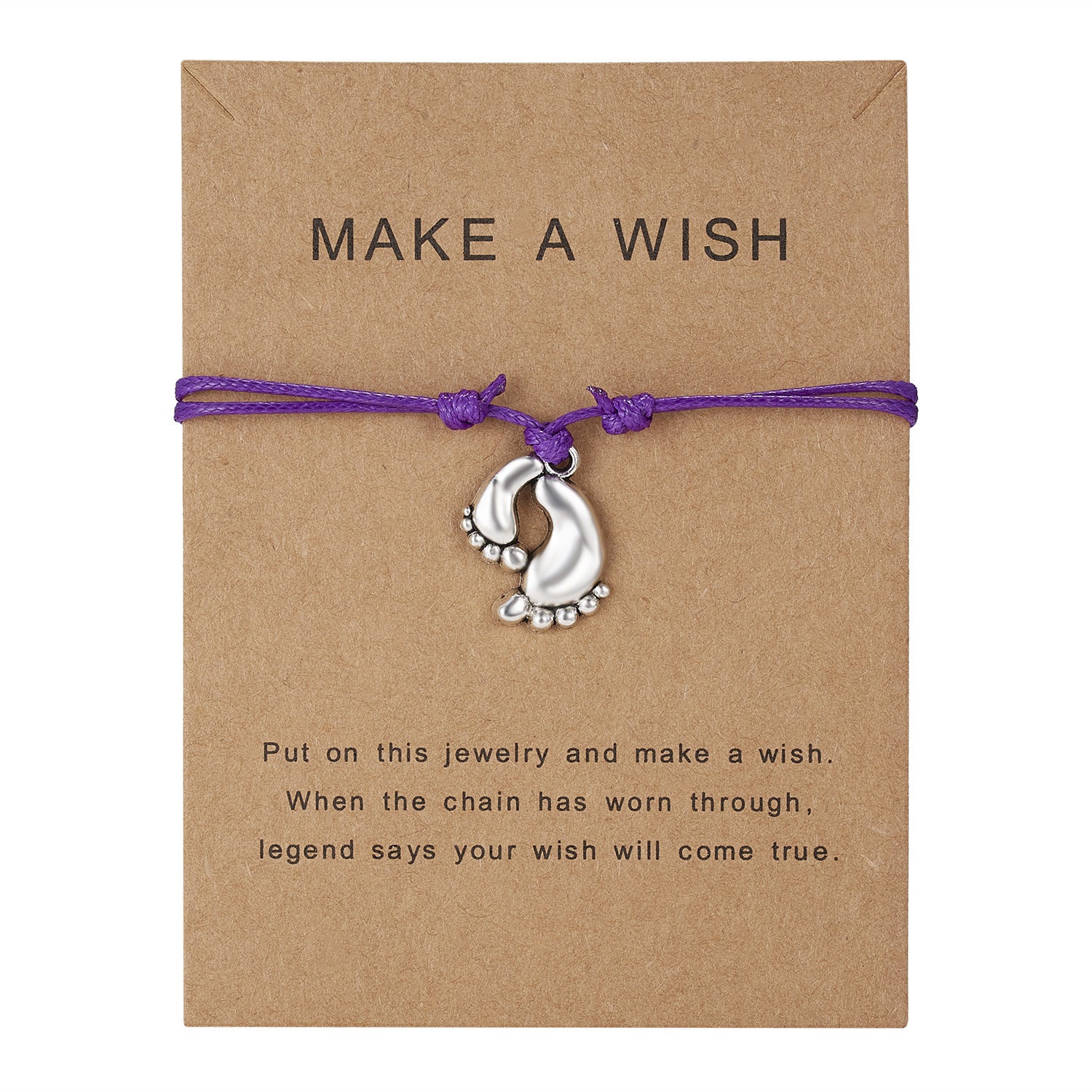 Wholesale Seven-color Heart-shaped Love Creative Cartoon Braided Adjustable Bracelet