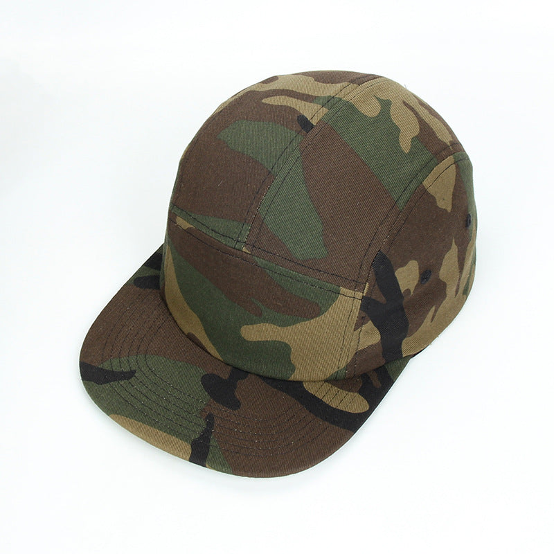 Gorra de béisbol plana de algodón algodón al por mayor de algodón