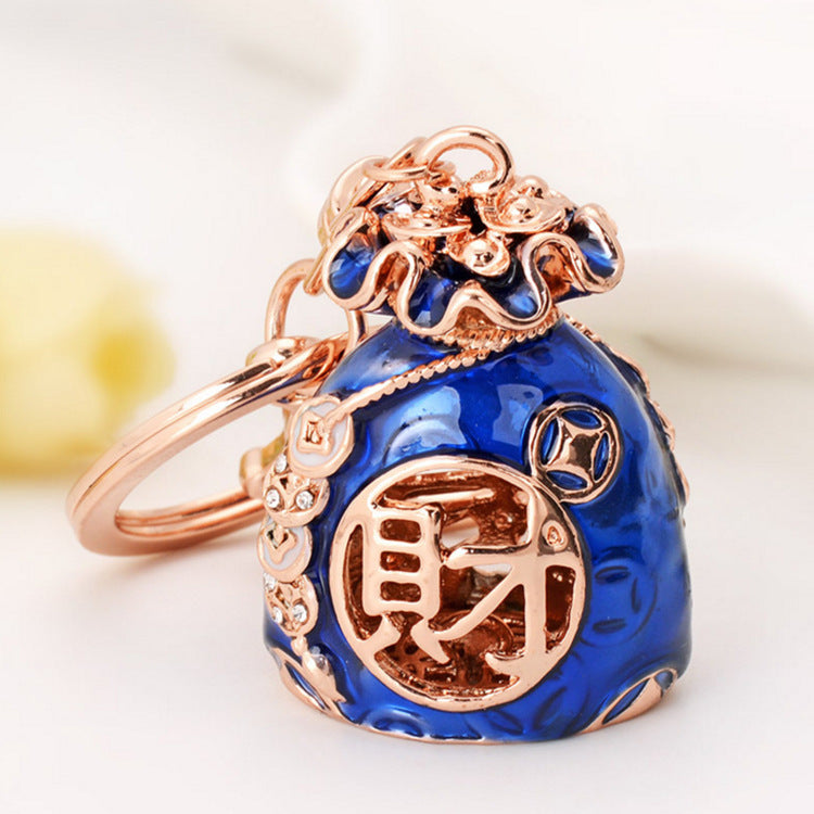 Wholesale Pink Diamond Koala Bear Metal Keychain