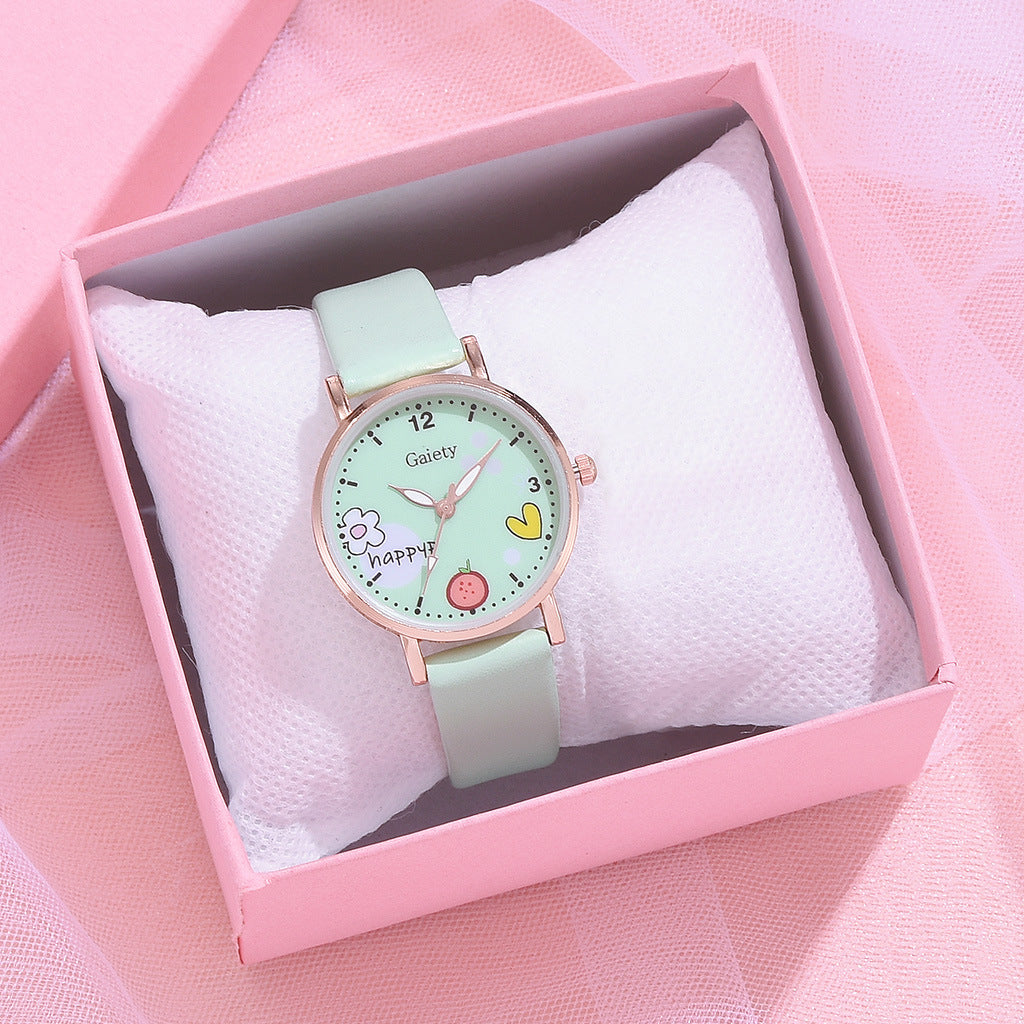 Wholesale Children's Pu Strap Bracelet Watch