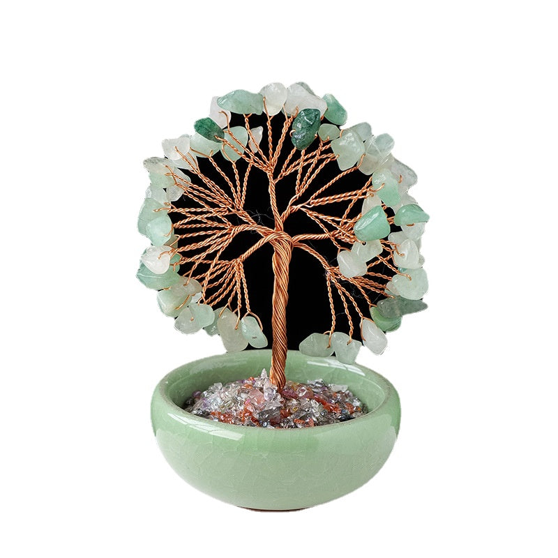 Wholesale of Natural Crystal Tree Ornaments