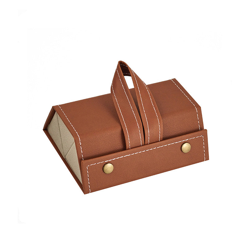 Wholesale Leather Multifunctional Jewelry Glasses Storage Box