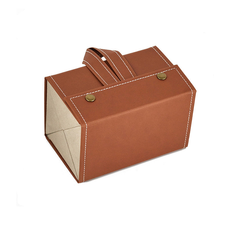 Wholesale Leather Multifunctional Jewelry Glasses Storage Box